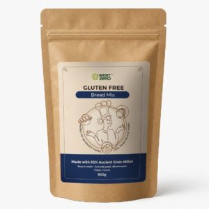 WEATZERO gluten free bread mix 900g, pack on brown bag